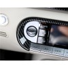Cnaurda Carbon Fiber Style Car Center Console Air Condition Panel