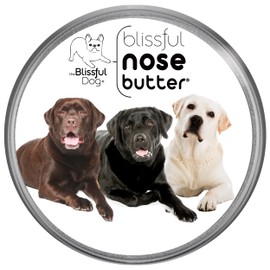 The Blissful Dog Labrador Retriever Nose Butter, Versatile Dog Nose Balm for Dry Nose, Handcrafted Nose Moisturizer, Easy-to-Apply Dog Essentials, Unscented, 8 oz.