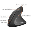 Optical Vertical Mouse Wireless 6D 5th Gen Ergonomic Right Hand