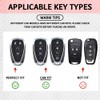For Chevy Key Fob Cover with Fashion Bowknot Diamond Keychain,Enchanting