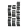 10pcs Leather Punch Incisive Thick Shallow Circle Shape High Carbon