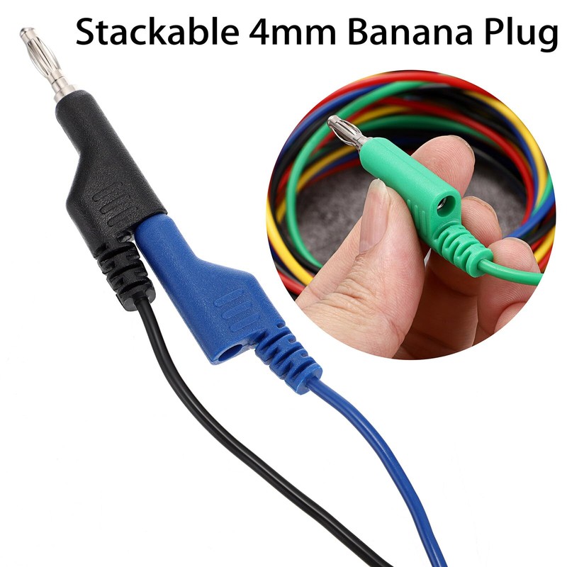 IGNPION Pack of 5 4 mm Test Cable Banana Plug