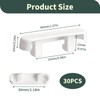 30 PCS Window Drain Caps, Weep Hole Covers for UPVC