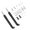 2PCS Hydraulic Trunk Support Smooth Drop Carbon Steel Replacement for
