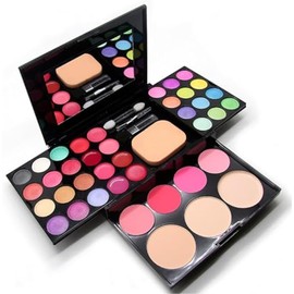 Makeup Palette Set, Vegan, All in One Cosmetics Kit with Eye Shadows, Blushes, Powders