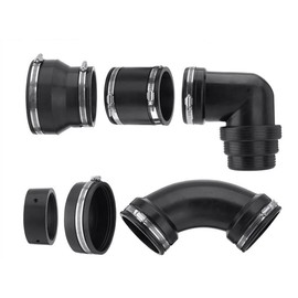 RV and Camper Sewer Waste Plumbing Connection System Kit with Slip Fit Coupling Adapter for 3" PVC Pipe GELUOXI