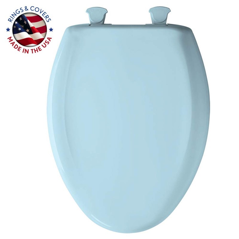 Bemis 1200SLOWT 464 Toilet Seat, Elongated, Dresden Blue
