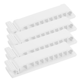 LABRIMP 4pcs Charging Cord Organizer Clips Easy Install Wire Management for Home Office and Desk Punch Design for Various Cable