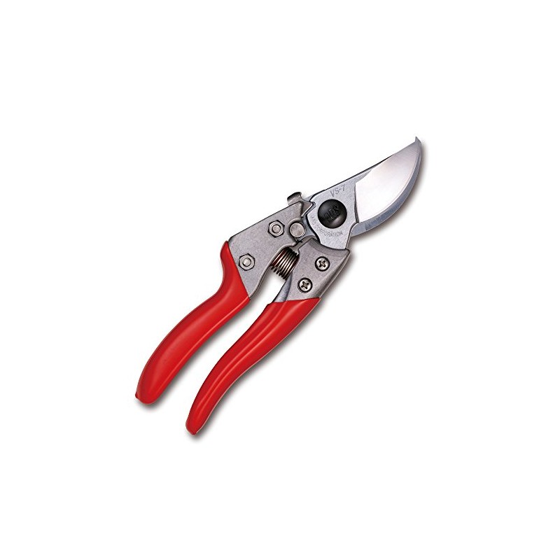 ARS HP-VS7XZ Heavy Duty Hand Pruner, 7", Red Handles