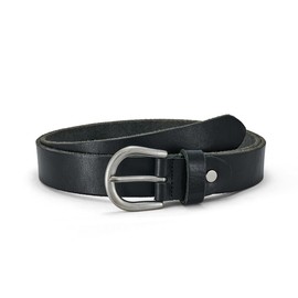 SYMOL Belts for Women Leather Belt Pure Full Grain Leather Waist Belt for Jeans Casual Work Pants.(Black, Waist:42"-44")