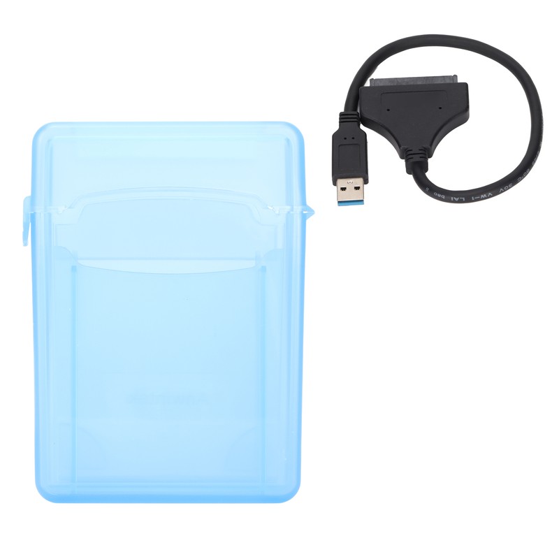 SATA to USB 3.0 Adapter with 2.5in Protective Box Blue