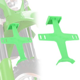 USTPO Universal Motorcycle Fork Guard Suspension Support Brace Transportation Tool Tie Down Seal Saver Protection Plastic for Dirt Bike Motocross Accessories Green