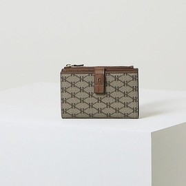 Hazzys (신세계센텀점)HAZZYS ACC 브라운 로고패턴 가죽 중지갑 HIWA4E884W2 (Shinsegae Centum City) HAZZYS ACC Brown Logo Pattern Leather Medium Wallet HIWA4E884W2