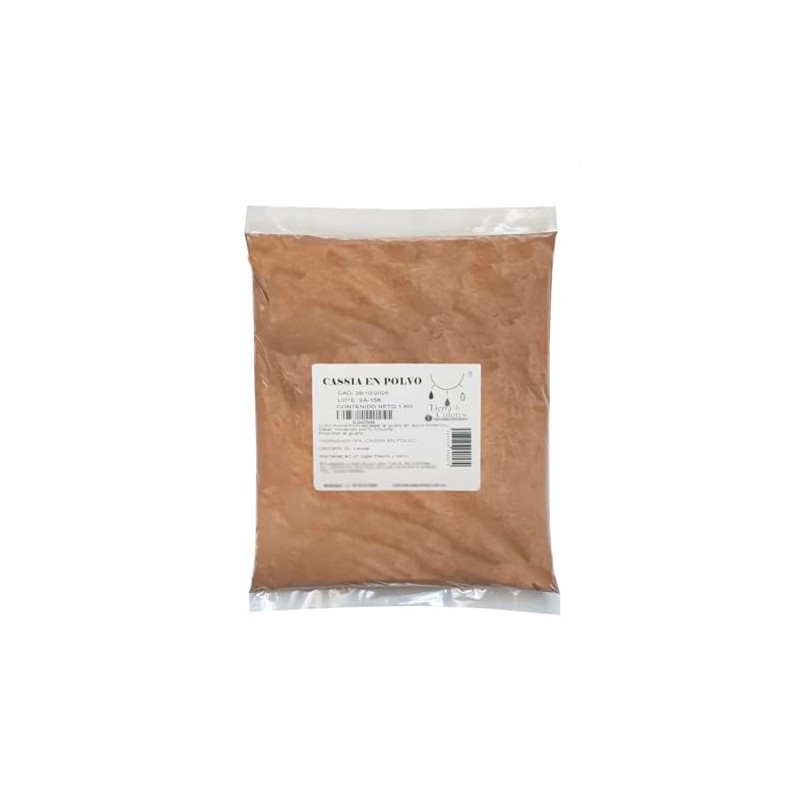 Canela cassia En Polvo 100% Natural 1 Kg Molido Fino