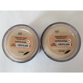 bareMinerals 2 BareMinerals Foundation Broad Spectrum Matte Medium Beige 1.5g Travel Size