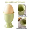 EEPLUYTY Pack of 6 Ceramic Egg Cups, Colourful Ceramic Egg