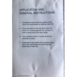 Live Animals Sticker Mailing Contents Label