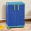 QHogar Armario Mediano Infantil Para Niños Color Azul