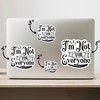 (3PCS) I'm Not for Everyone Style 4 Sticker for Phone