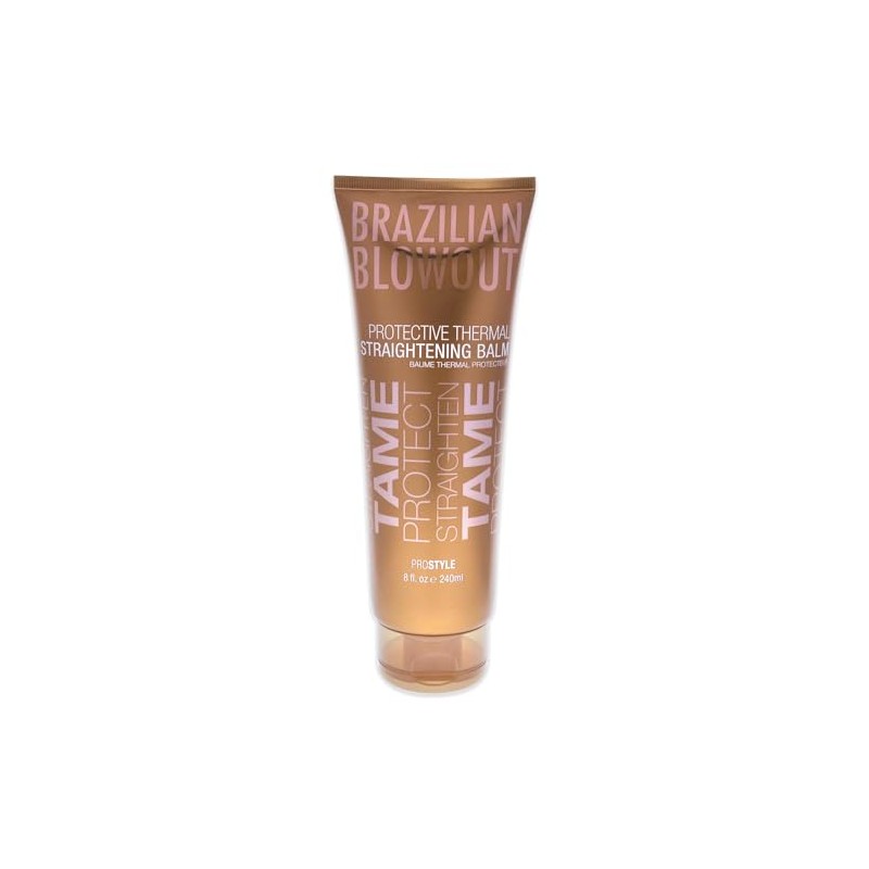 Brazilian Blowout Acai Protective Thermal Straightening Balm for Unisex, 8