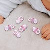 SHOWERORO 100 Pcs Acrylic Pacifier Beads Pacifier Shower Party Mini