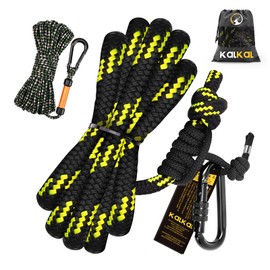 Kalkal Tree Stand Safety Rope, Hunter Safety Harness Life line for Hunting, 10FT Hunting Treestand Lifeline with Bow Hoist Rope