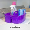 Storex 2-Compartment Large Craft Caddy – Multipurpose Classroom Organizer with
