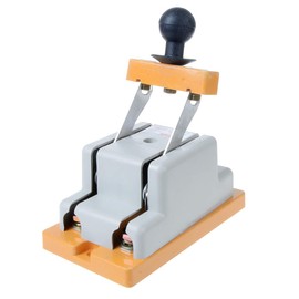 YXQ 400V 100 Amp Double Pole Electric Brake Safety Knife Switch,Gray