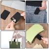 Xelsluthe 2 PCS Flat Thin Wallet Key Holder, Slim Credit