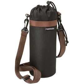 Torne P-3575 Neo-Urethane Plastic Bottle Holder, Black, Thermal Insulation, Aluminum Processing Inside Surface, Sweat Resistant, Shoulder Strap Included, For 30.4 fl oz (900 ml) - 1 L