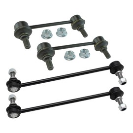 TRQ Front & Rear Sway Bar Stabilizer Link Set Compatible with 2010-2013 Hyundai Tucson 2011-2013 Kia Sportage