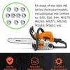 Qiukouli MS170 MS180 Sprocket Cover Bar Nut Replace stihl Chainsaw