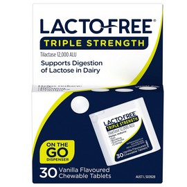 Lacto-Free Triple Strength 30 Chewable Tablets