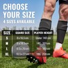 Northdeer Shin Pads Football Mens incl. Sleeves with Optimized Insert