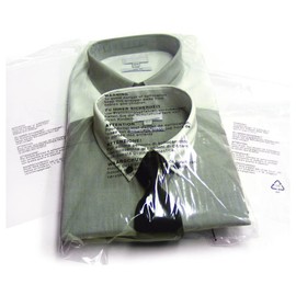 100 Clear Plastic SELF Seal Garment Clothing Bags with Safety Warning RESEALABLE Peel & Seal Polypropylene Clothes T-Shirt Shirt Display Postal Packing Postage Sacks MAILERS (10" X 12")