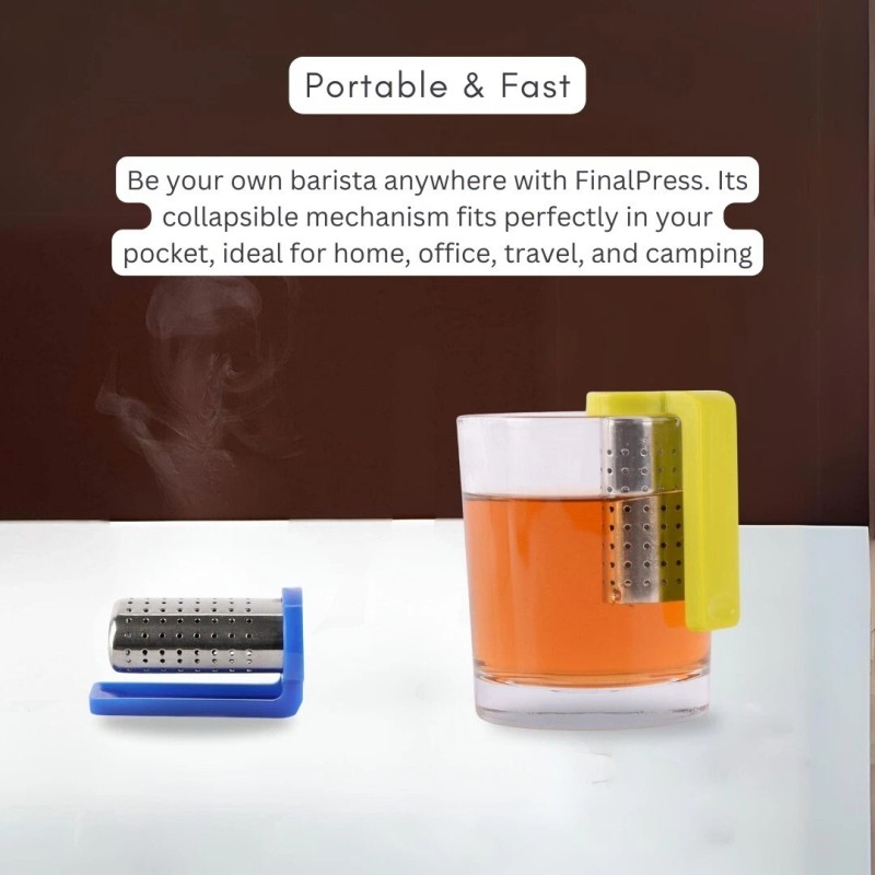 vigor Portable Convenient COFFEE Press plunger & Tea Filter with