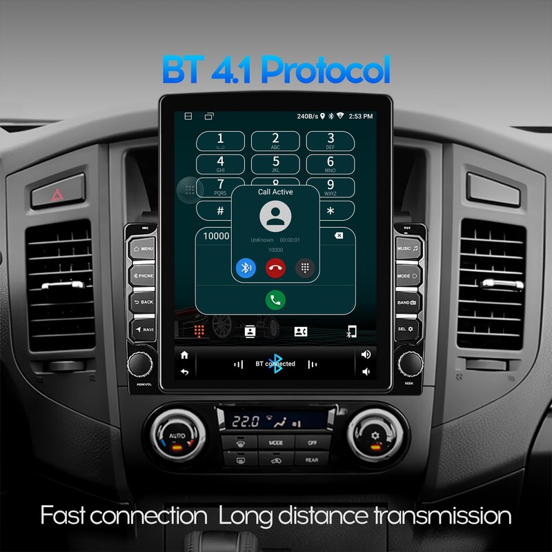 WENMENGDE 9.7" 4Core IPS 2+32GB IPS Vertical Screen Android Car