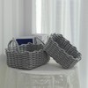 Cotton Rope Storage Basket Hand Knitting Nordic Style Desktop Storage