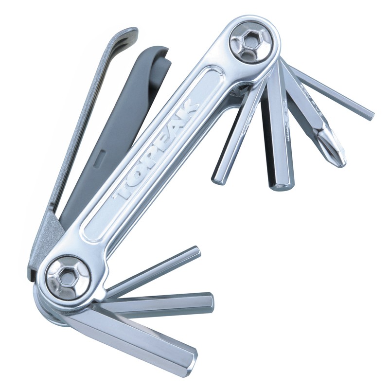 Topeak Mini 9 Pro Mini Tool with Neoprene Bag (Silver)