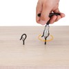 MOGADEE® Screw Hooks, Black, Hooks for Screwing 20 Pieces Ceiling