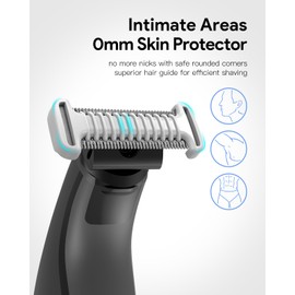 Guard Combs 3mm Body Comb & 0mm Skin Protector Kit Compatible for O Blade QP2734 QP2824 QP2520/30 QP2620/30 and Pro Series, Blade Attachments Accessory, 2 PC