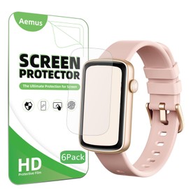 Aemus Screen Protector Compatible for SHANG WING LYNN2 Smart Watch 1.47" (6 Pack) L2 Fitness Tracker Full Coverage Clear TPU Soft Film