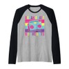 Break Beats Not Hearts 90s Hip Hop Raglan Baseball Tee