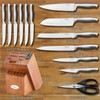 Marco Almond® Knife Block Set, KYA26 Knife Set with Block,