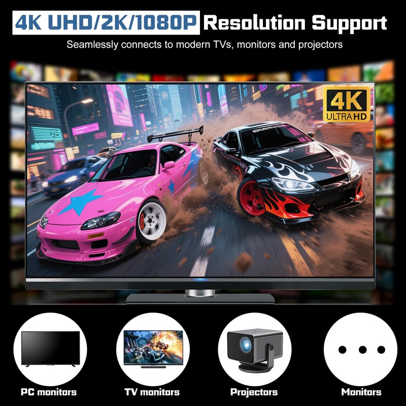 New Retro Game Console, Classic Video Games with 4K HDMI,