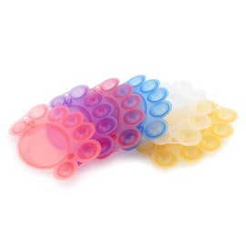 Rolabling 6 Piezas de Esmalte de uñas Dappen para Arte de uñas, paletas de Mezcla de Colores, Herramienta de manicura