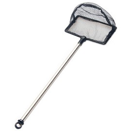 Pawfly 3.8 Inch Telescopic Aquarium Net Fine Mesh Small Fishnet with Extendable 9-24 inch Long Handle