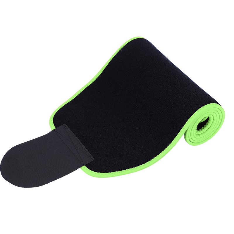 Compression Adjustable Sports Waist Brace Weigh Lifting Back Support Strap(Greeen