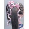 Kyu Ribon Wired Free Molded Ribbon Set Barrette Hair Clip