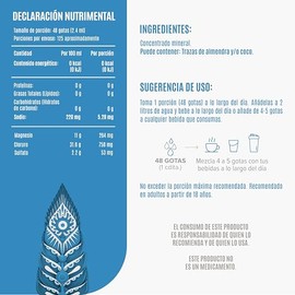 Birdman Minerales Traza Líquidos | Electrolitos con Magnesio, Sodio, Cloruro y Sulfato | Energía, Hidratación | 125 Porciones | 300ml